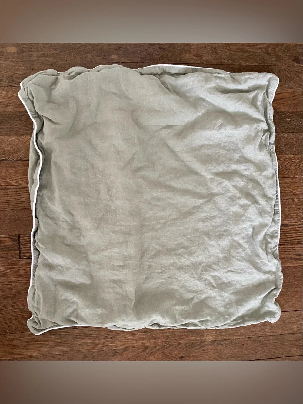 Quince Linen Pillow Cover - Sage Green - 26x26